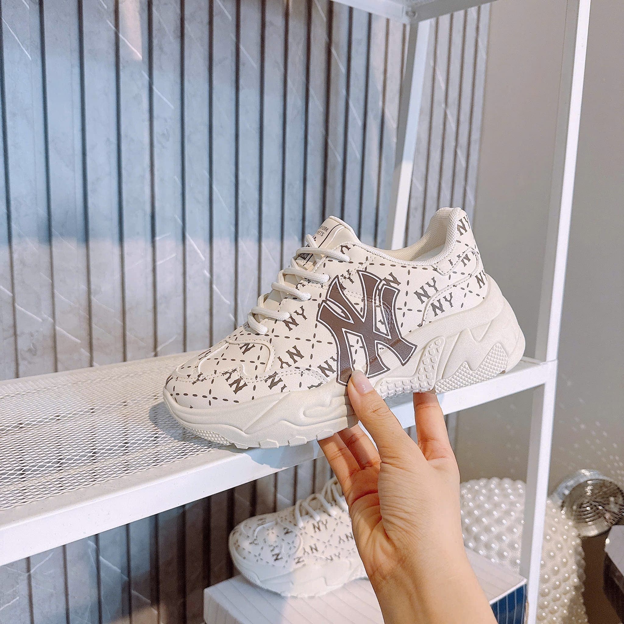 Mã giày MLB NY hàng fullbox đẹp